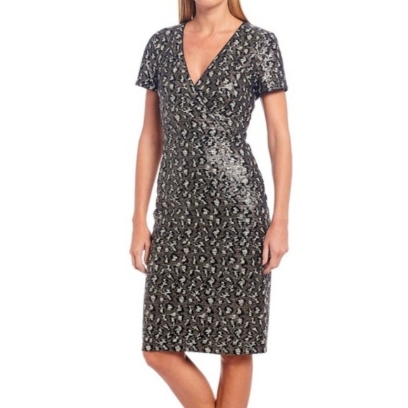 NWT Badgley Mischka Sequin evening luxury dress - Picture 1 of 11